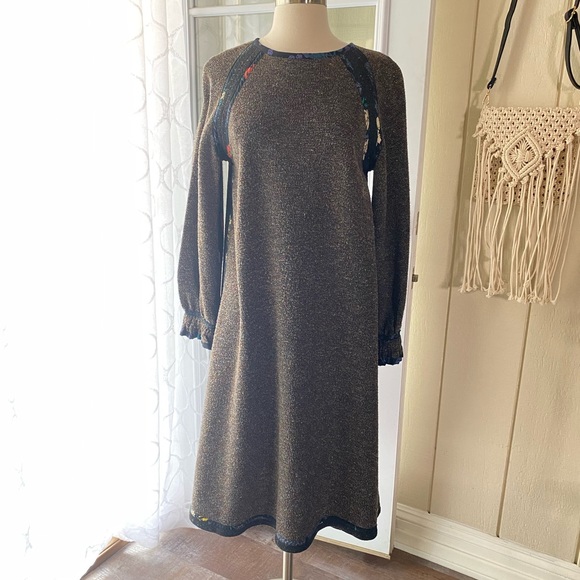 ❌SOLD❌Vintage Koos Van Den Akker Wool Dress - Picture 3 of 9
